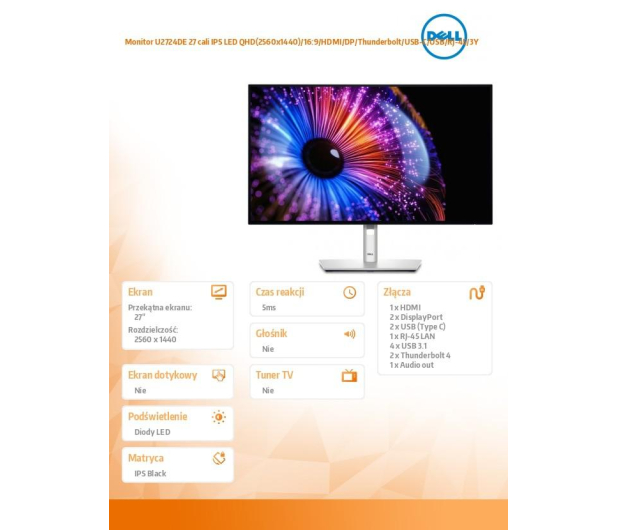 Dell U2724DE - 1228846 - zdjęcie 7